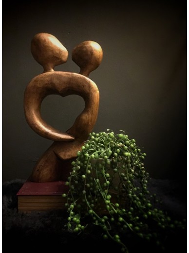 Wooden Sculpture Love