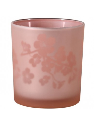 Small Pink Blossom T-light Holder