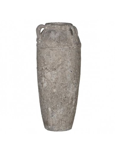 Rustic Clay 3 Handled Vase / Vessel / Urn