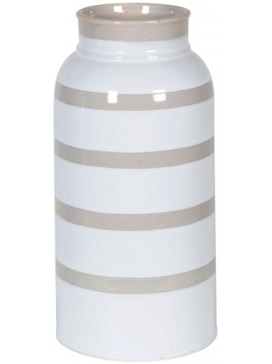 Ceramic Vase With Stripes