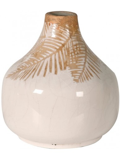 Palm Print Vase H:165mm