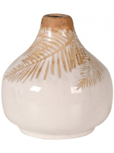 Palm Print Vase H:125mm