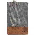 Acacia Wood & Marble Chopping Board Grey