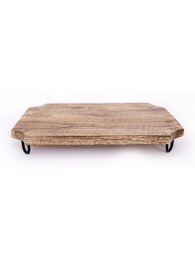 Natural Wooden Chopping Board / Display Board on Legs 