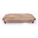 Natural Wooden Chopping Board / Display Board on Legs