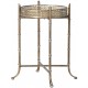 Gold Distressed Mirrored Tray Table
