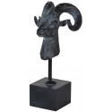 Majestic Rams Head on Stand