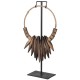 Decorative Wooden Necklace On Stand