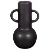 Large Black Amphora Vase