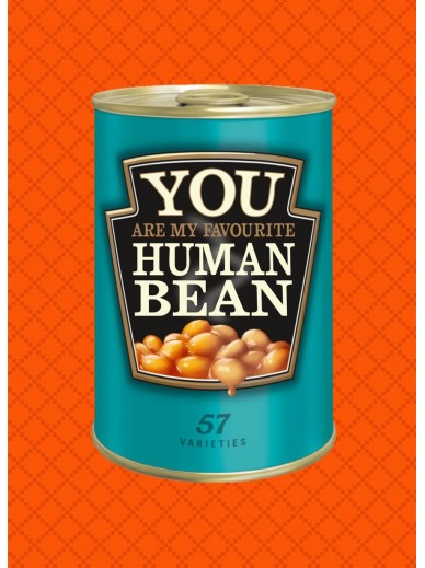 My Favourite Human Bean Greeting Card A5